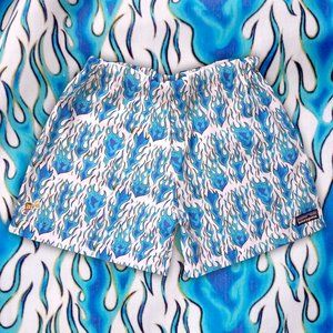 Handmade La Flame Bleu Bennygonia 90s Shorts UNISEX